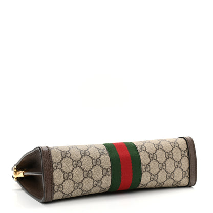 Gucci GG Supreme Monogram Web Small Ophidia Chain Shoulder Bag Brown 4 of 8