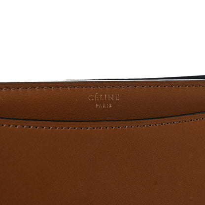 Celine Calfskin Medium Bi-Color Case Flap Camel 6 of 12