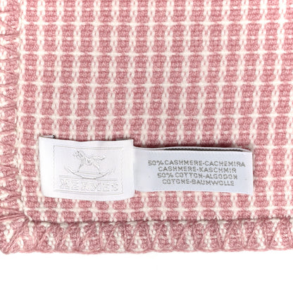 Hermes Cashmere Cotton Baby Blanket 3 of 4