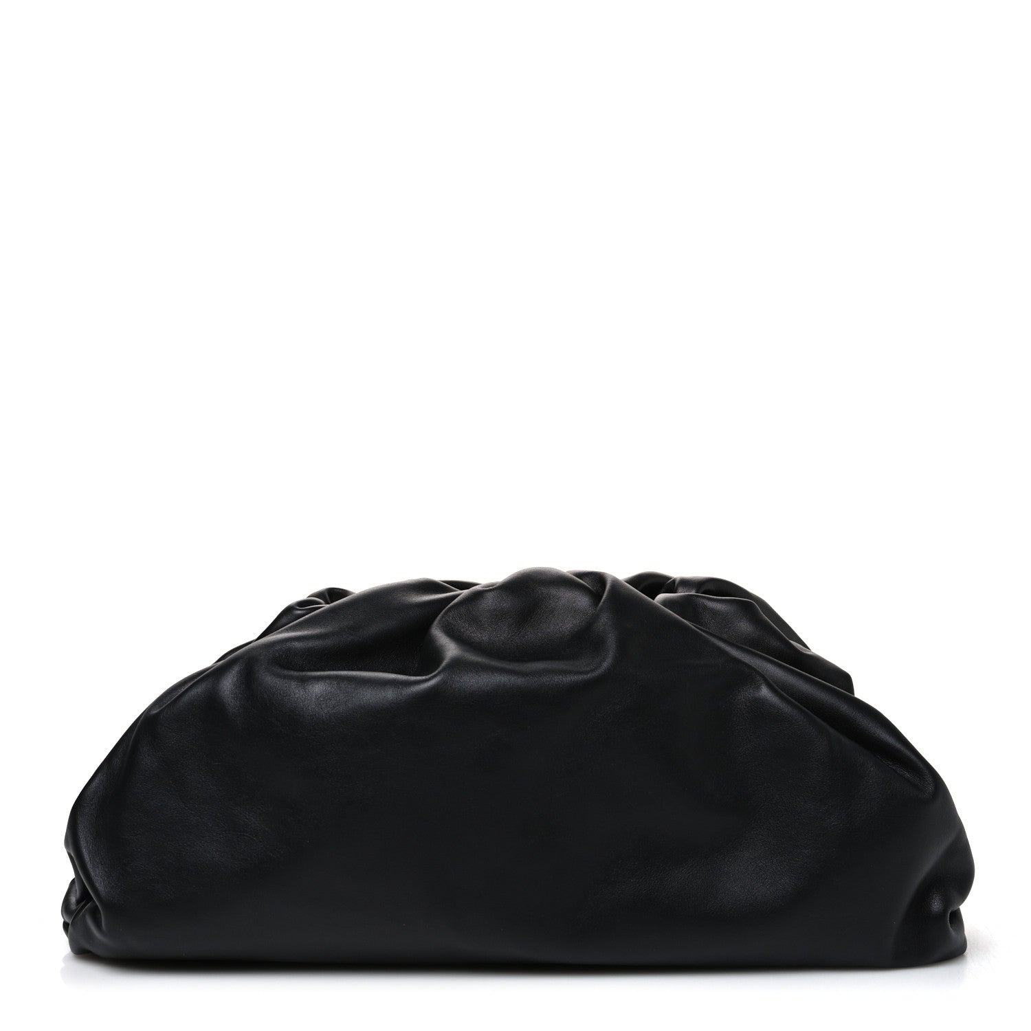 Bottega Veneta Smooth Butter Calf The Pouch Oversized Clutch Black 1 of 11
