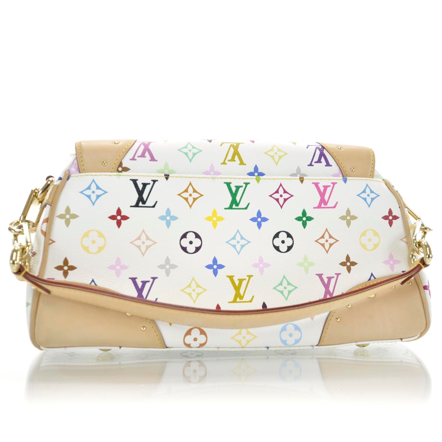 Monogram Multicolor Beverly MM White