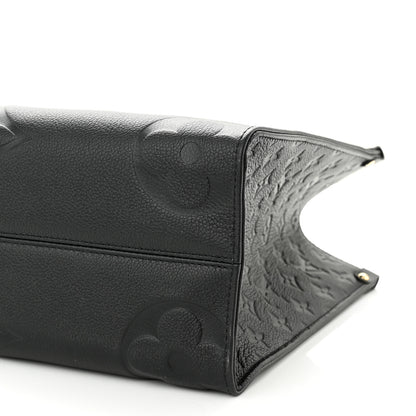 Louis Vuitton Empreinte Monogram Giant Onthego MM Black 9 of 9