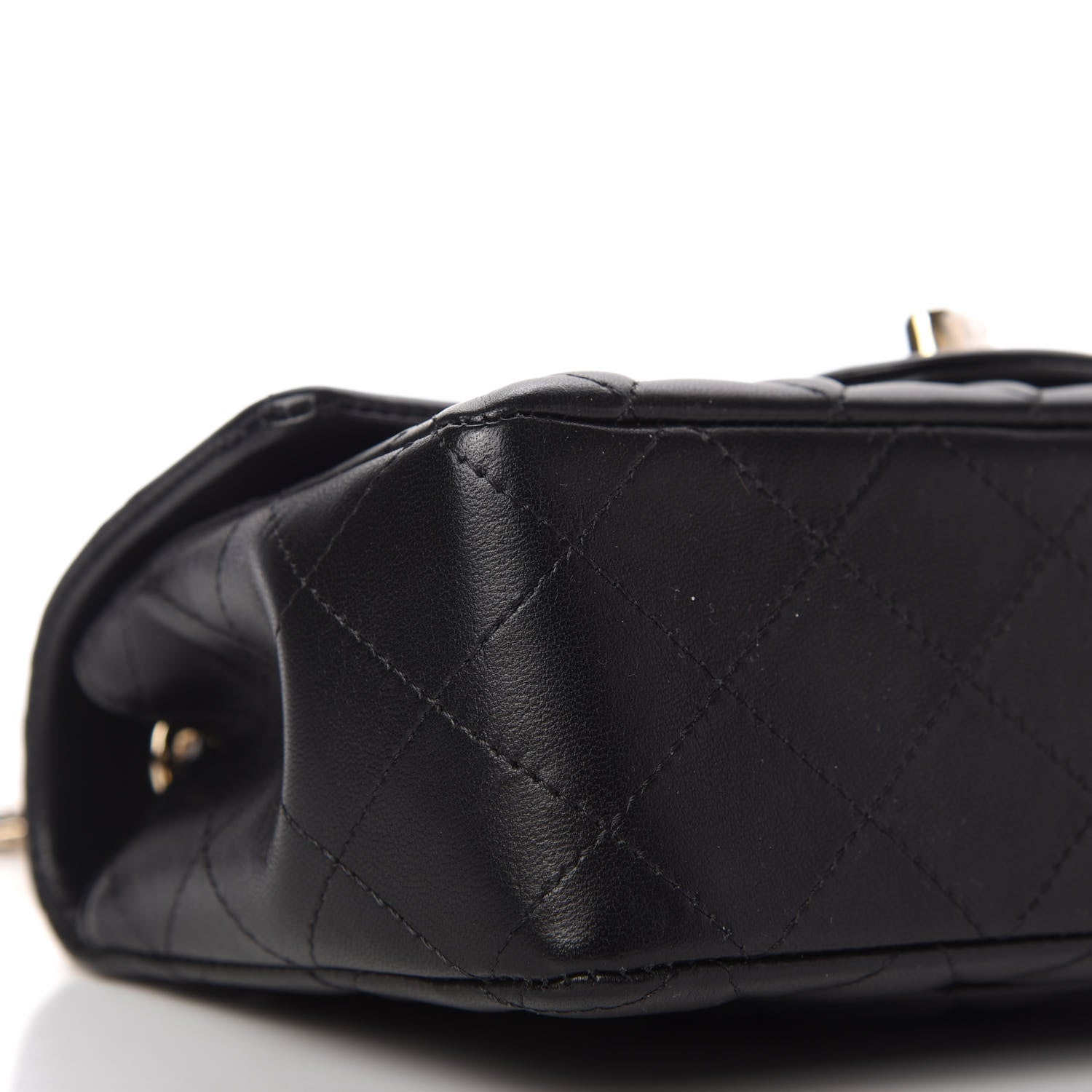 Chanel Lambskin Quilted Mini Coco Charms Rectangular Flap Black 6 of 11