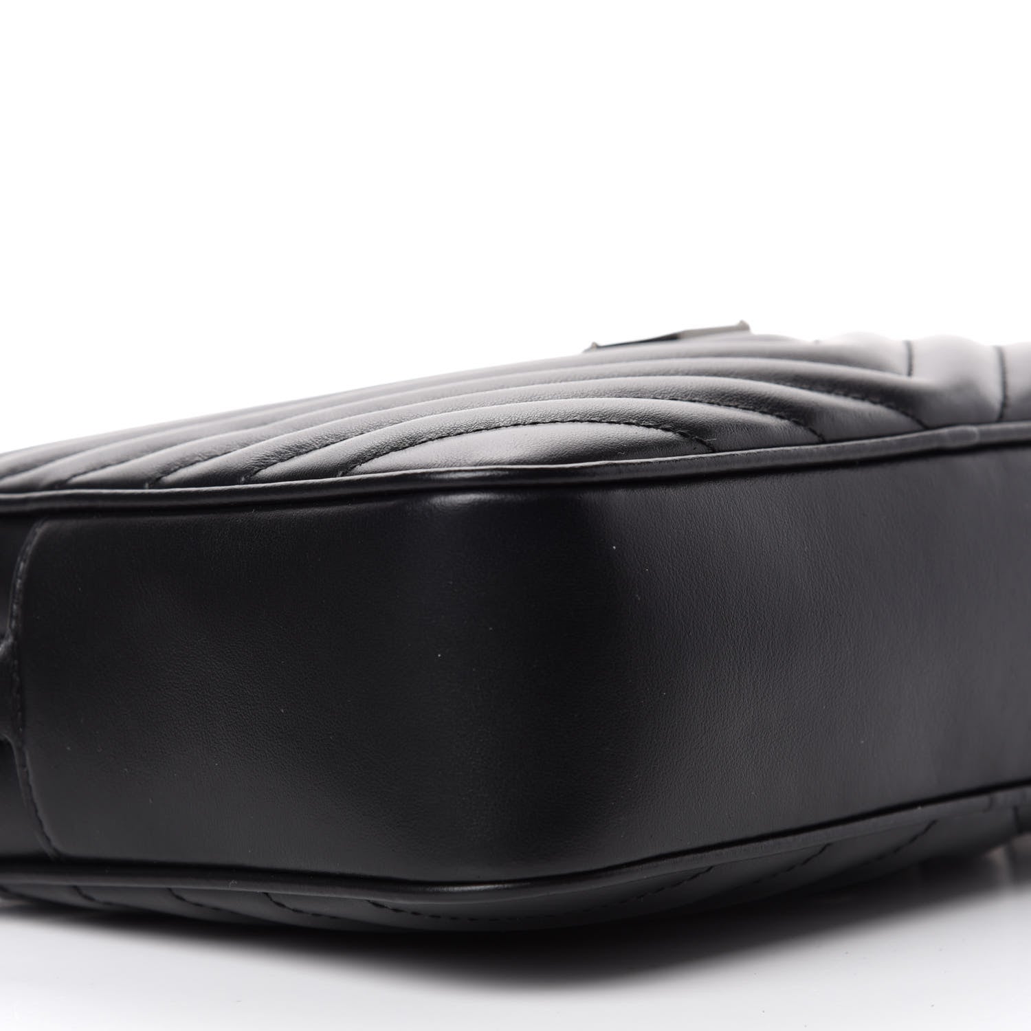 Saint Laurent Calfskin Matelasse Monogram Lou Camera Bag Black 6 of 10