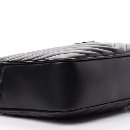 Saint Laurent Calfskin Matelasse Monogram Lou Camera Bag Black 6 of 10