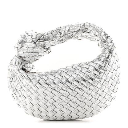 Bottega Veneta Metallic Nappa Intrecciato Mini Jodie Silver 1 of 10