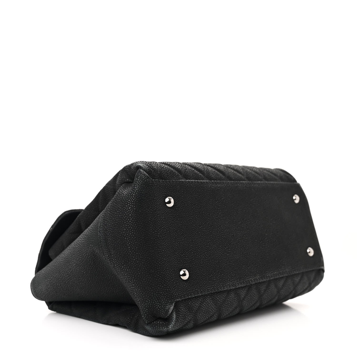 Chanel Iridescent Caviar Medium Lady Pearly Flap Black 4 of 14
