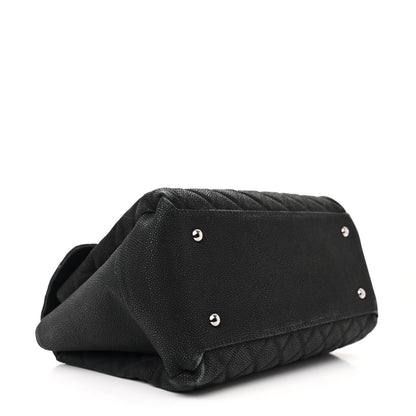 Chanel Iridescent Caviar Medium Lady Pearly Flap Black 4 of 14