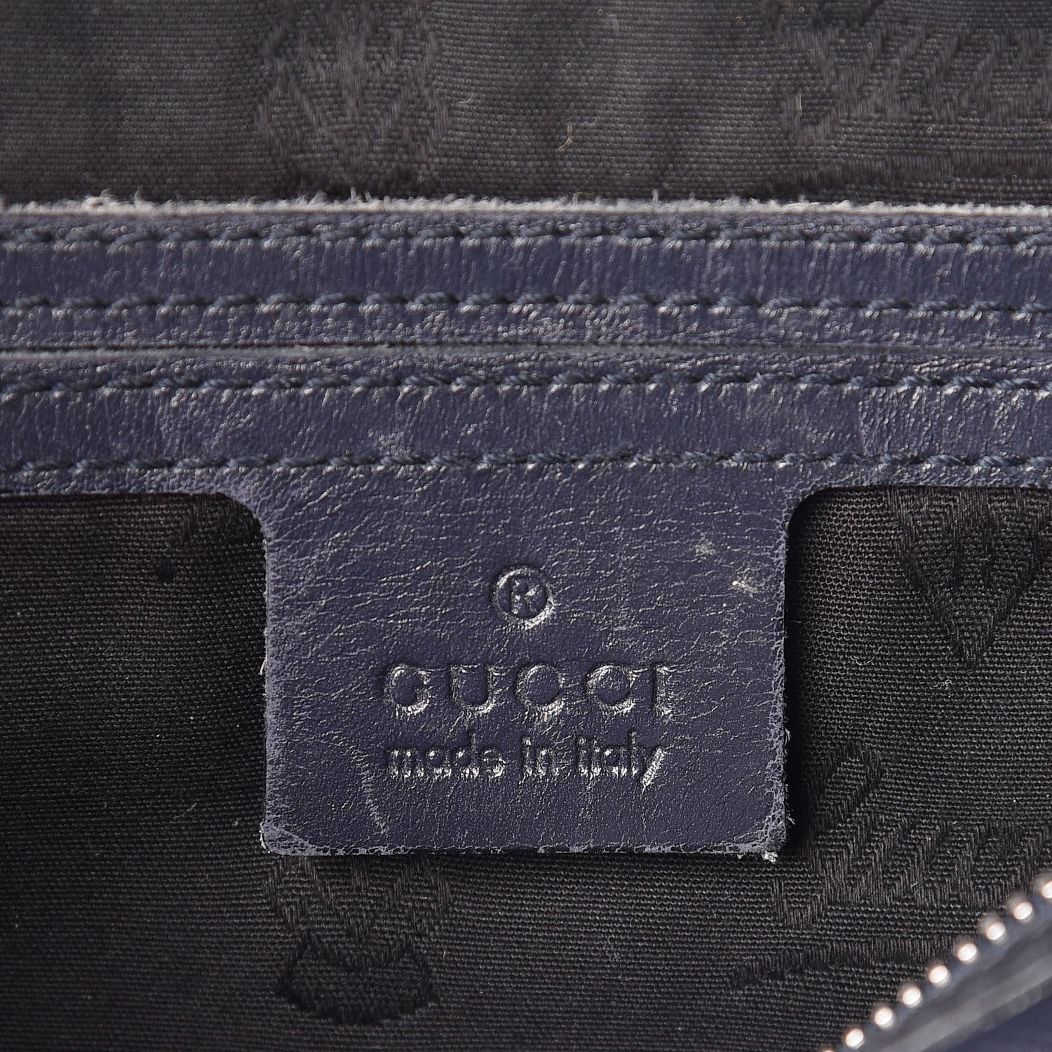 Gucci Imprime Monogram Belt Bag Navy 11 of 19