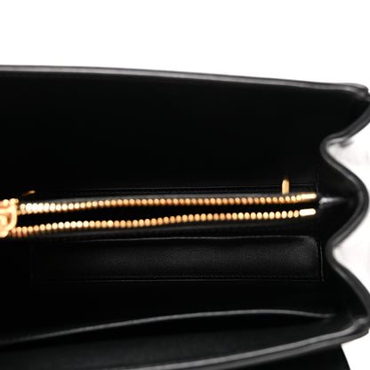 Celine Satinated Calfskin Mini 16 Top Handle Bag Black 5 of 9