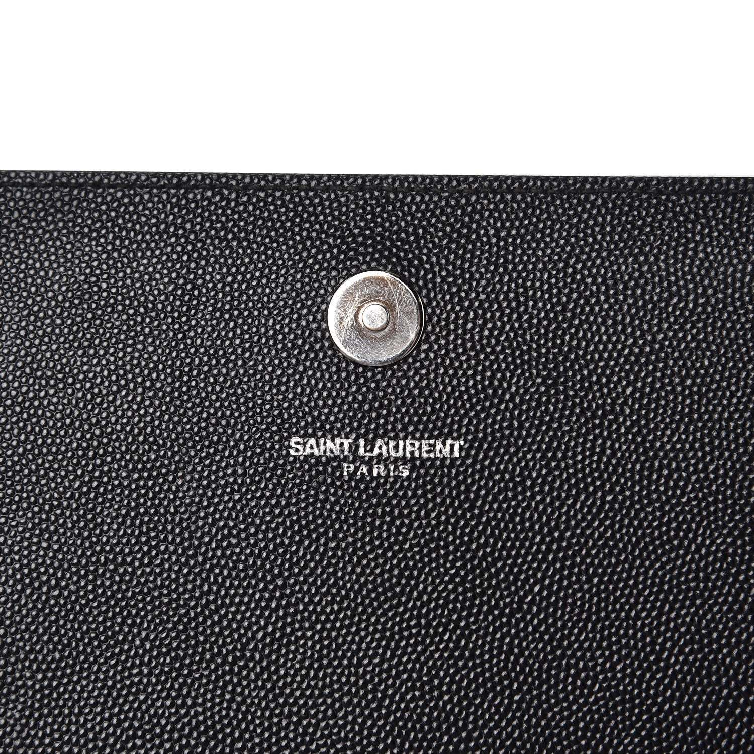 Saint Laurent Grain De Poudre Classic Monogram Kate Clutch Black 6 of 9
