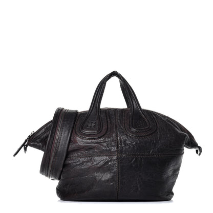 Givenchy Wrinkled Lambskin Medium Nightingale Dark Brown 1 of 9