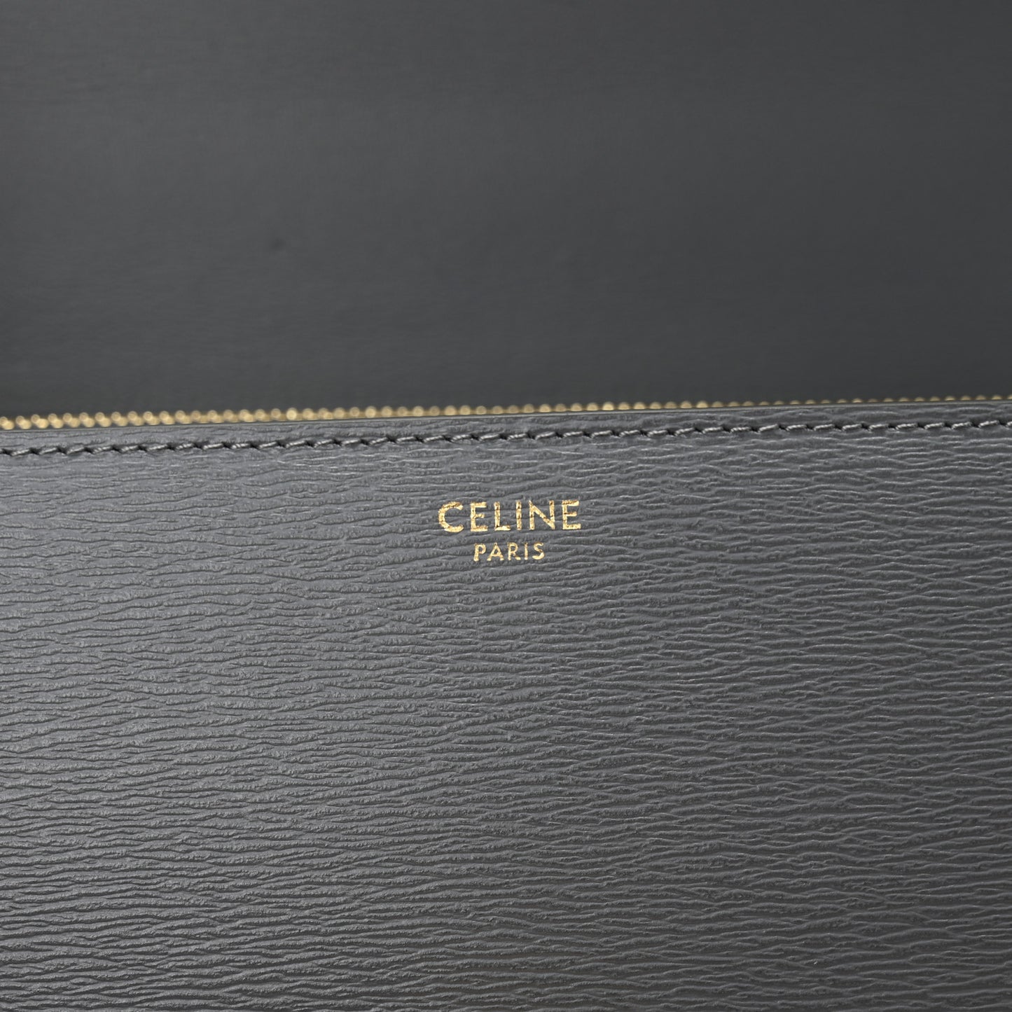 Liege Calfskin Medium Classic Box Flap Bag Grey