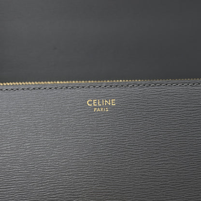 Celine Liege Calfskin Medium Classic Box Flap Bag Grey 6 of 12