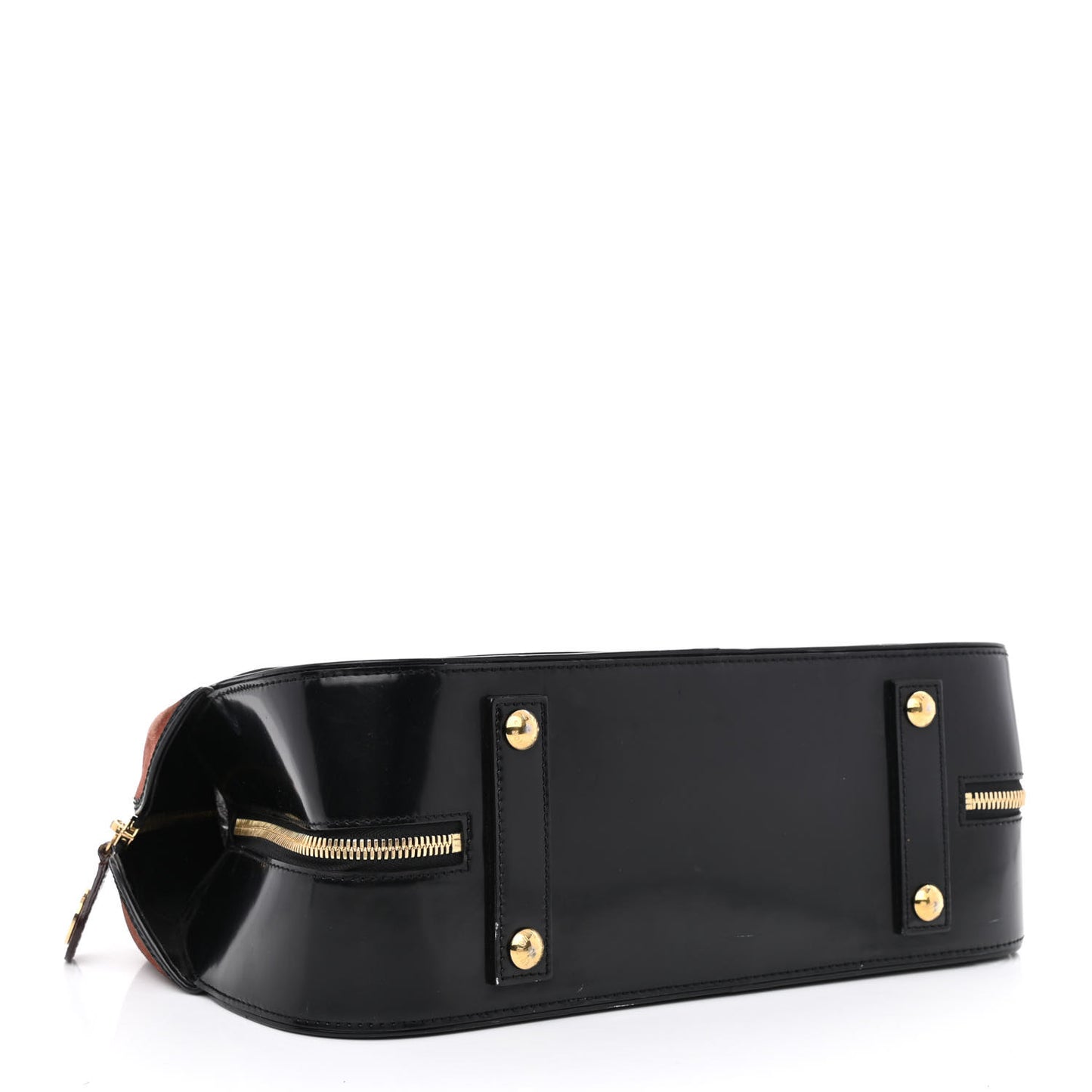 Suede Stamped Havane Bowler GM Brun