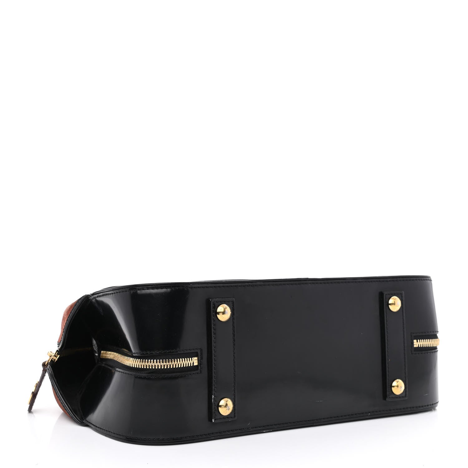 Louis Vuitton Suede Stamped Havane Bowler GM Brun 4 of 13