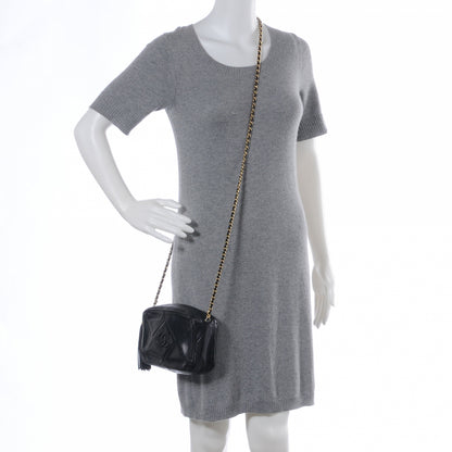 Chanel Lambskin Small Tassel Camera Case Black 2 of 7