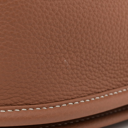 Hermes Taurillon Clemence Evelyne III GM Gold 11 of 12