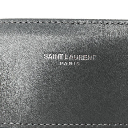 Saint Laurent Calfskin Y Quilted Monogram Large Loulou Shopper Fog 10 of 14
