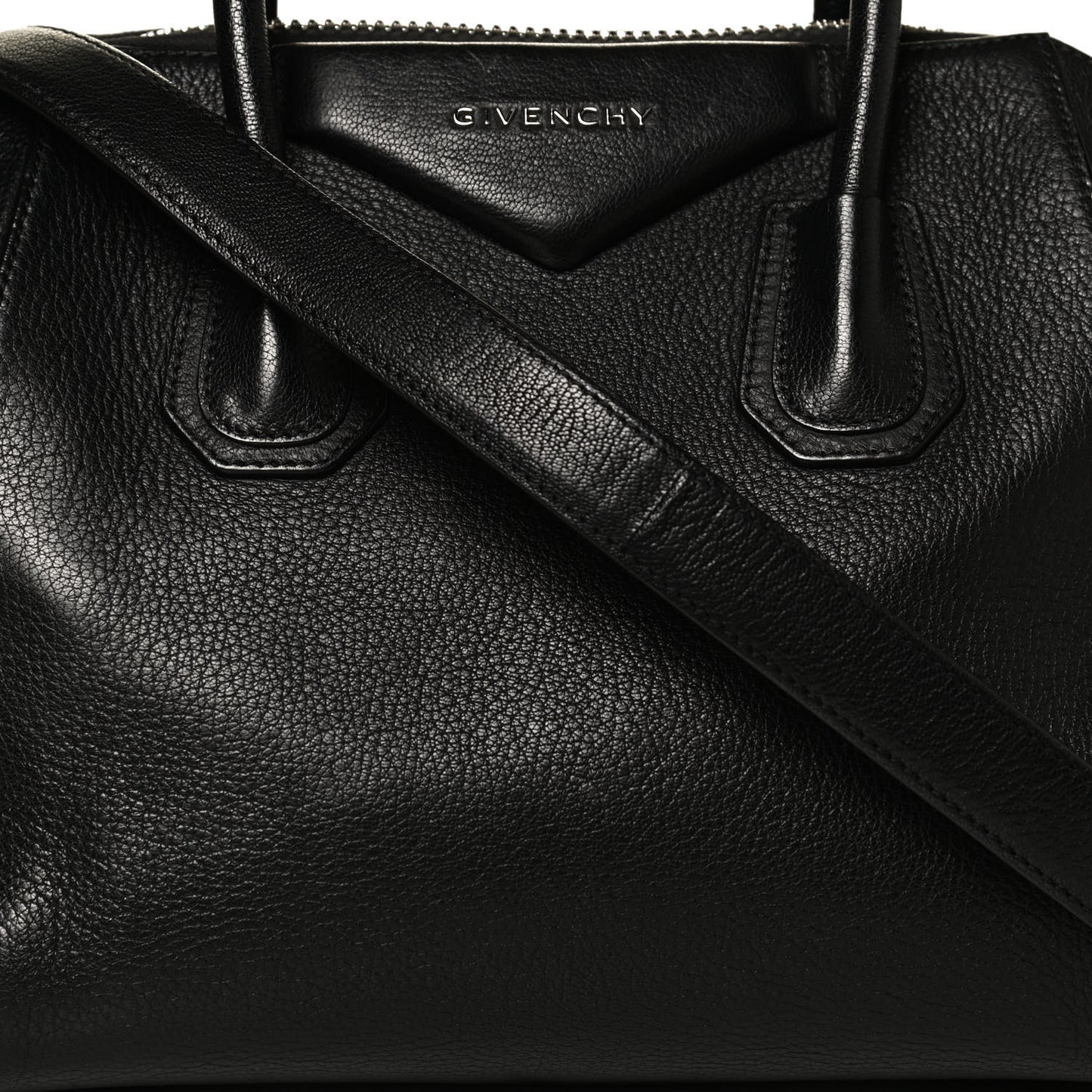 Sugar Goatskin Small Antigona Black