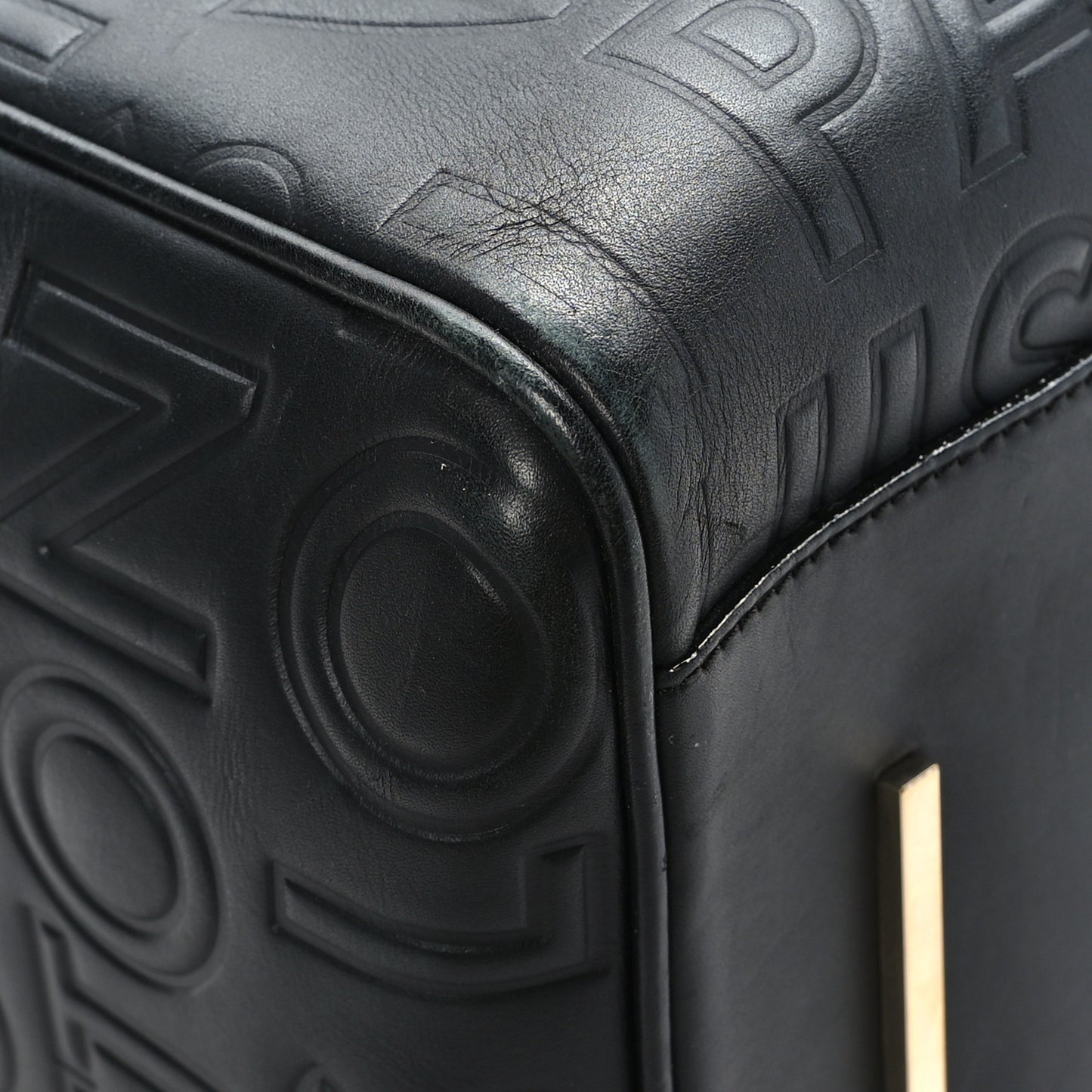 Calfskin Embossed Speedy Cube 30 Black
