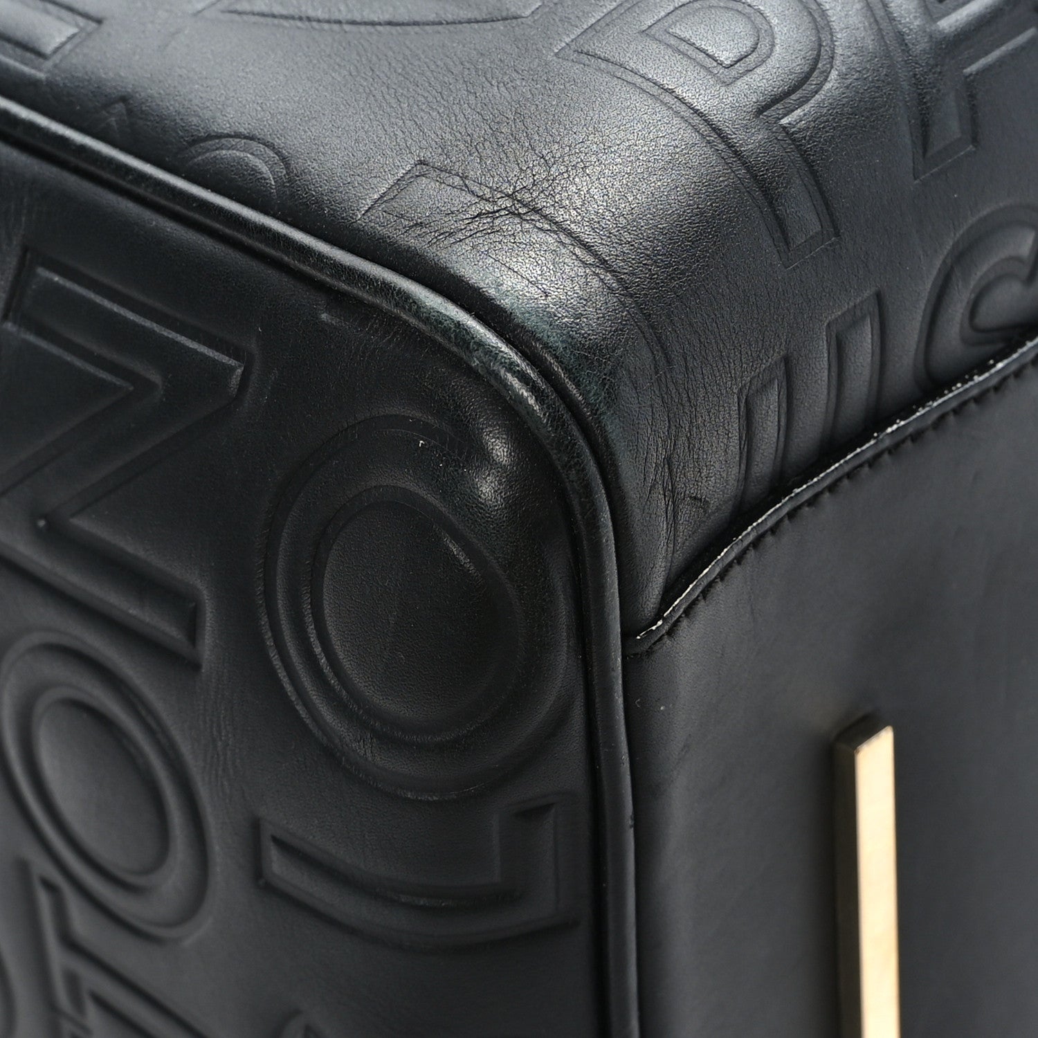Louis Vuitton Calfskin Embossed Speedy Cube 30 Black 7 of 9