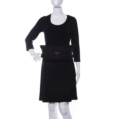 Prada Tessuto Nylon Montagna Belt Bag Black 2 of 10
