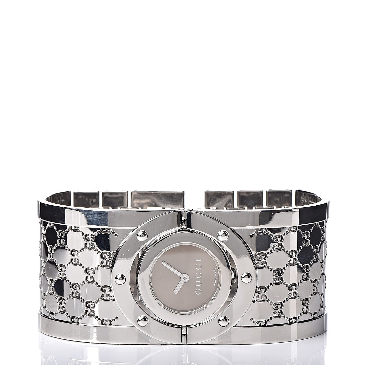 Stainless Steel 33mm Twirl Quartz Watch Brown