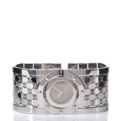 Gucci Stainless Steel 33mm Twirl Quartz Watch Brown 3 of 7