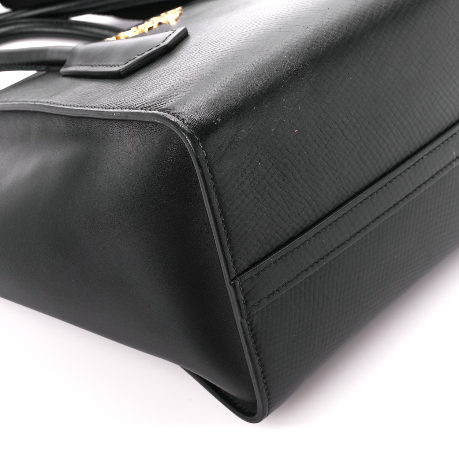 Prada Vitello Glace Calfskin Twin Pocket Tote Black 9 of 11