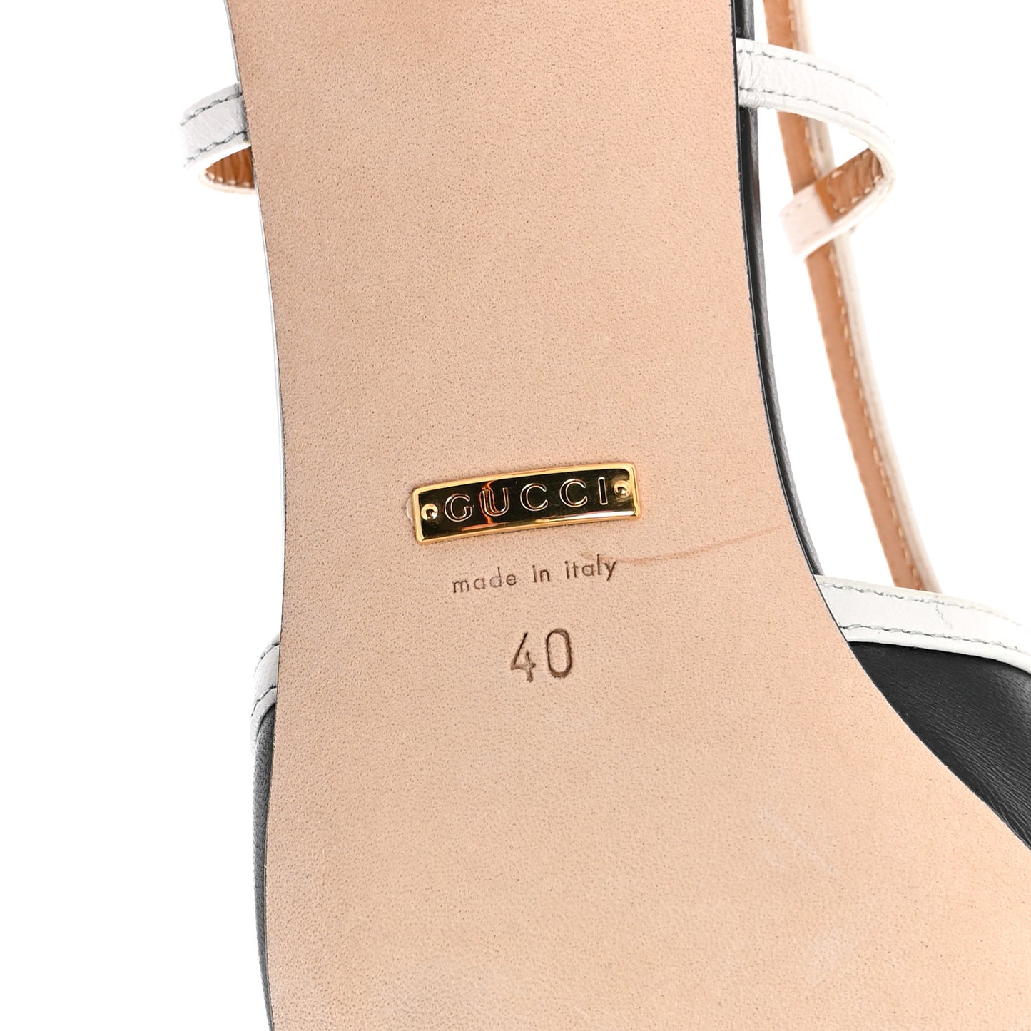 X ADIDAS Nappa Charlotte Suede Monogram Trefoil Slingback Pumps 40 Black White