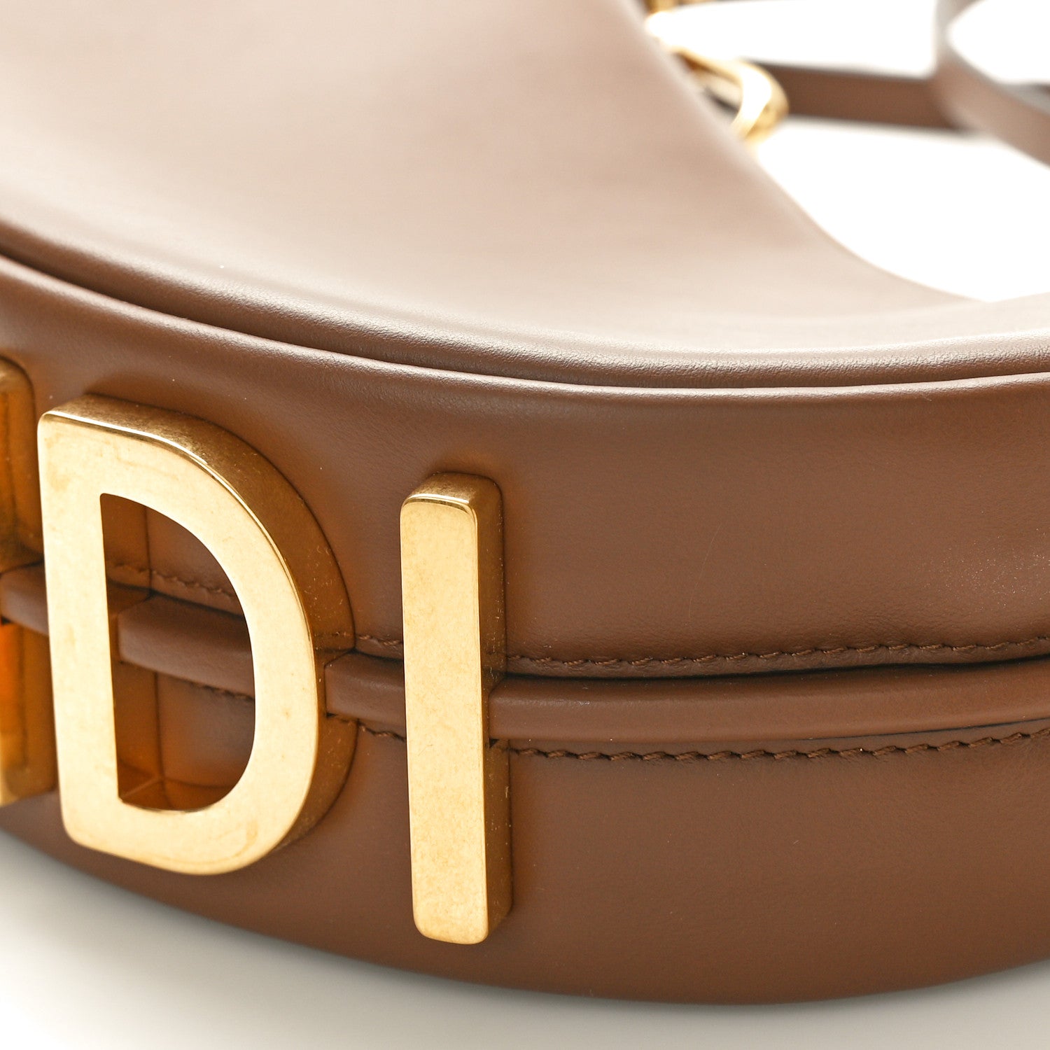 Fendi Vitello Grace Matte Mini Fendigraphy Hobo Bag Brandy 10 of 10