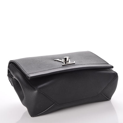 Louis Vuitton Calfskin Lockme II Chain Bag BB Black 4 of 7