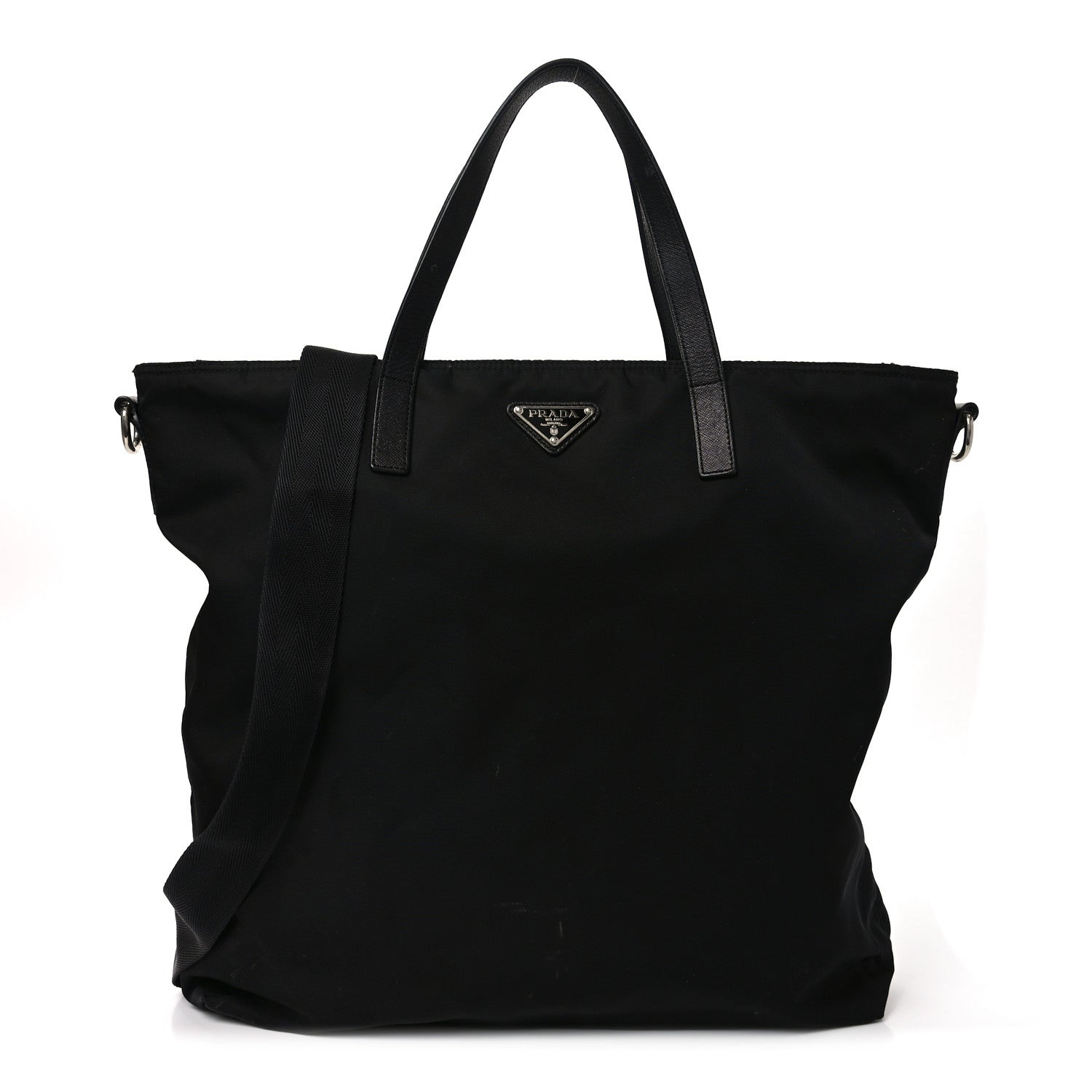 Prada Tessuto Nylon Tote Black 1 of 10