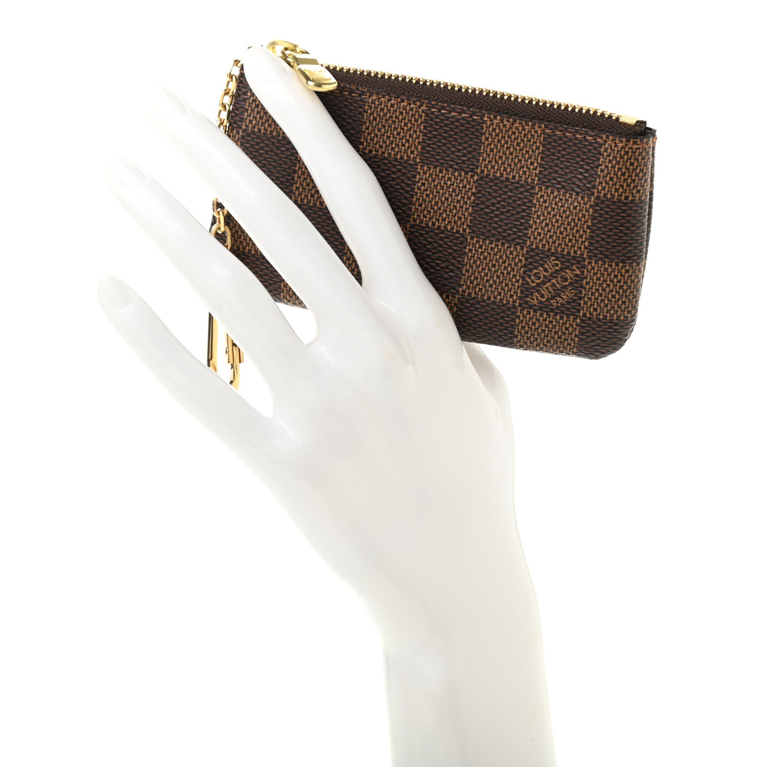 Louis Vuitton Damier Ebene Key Pouch 2 of 7