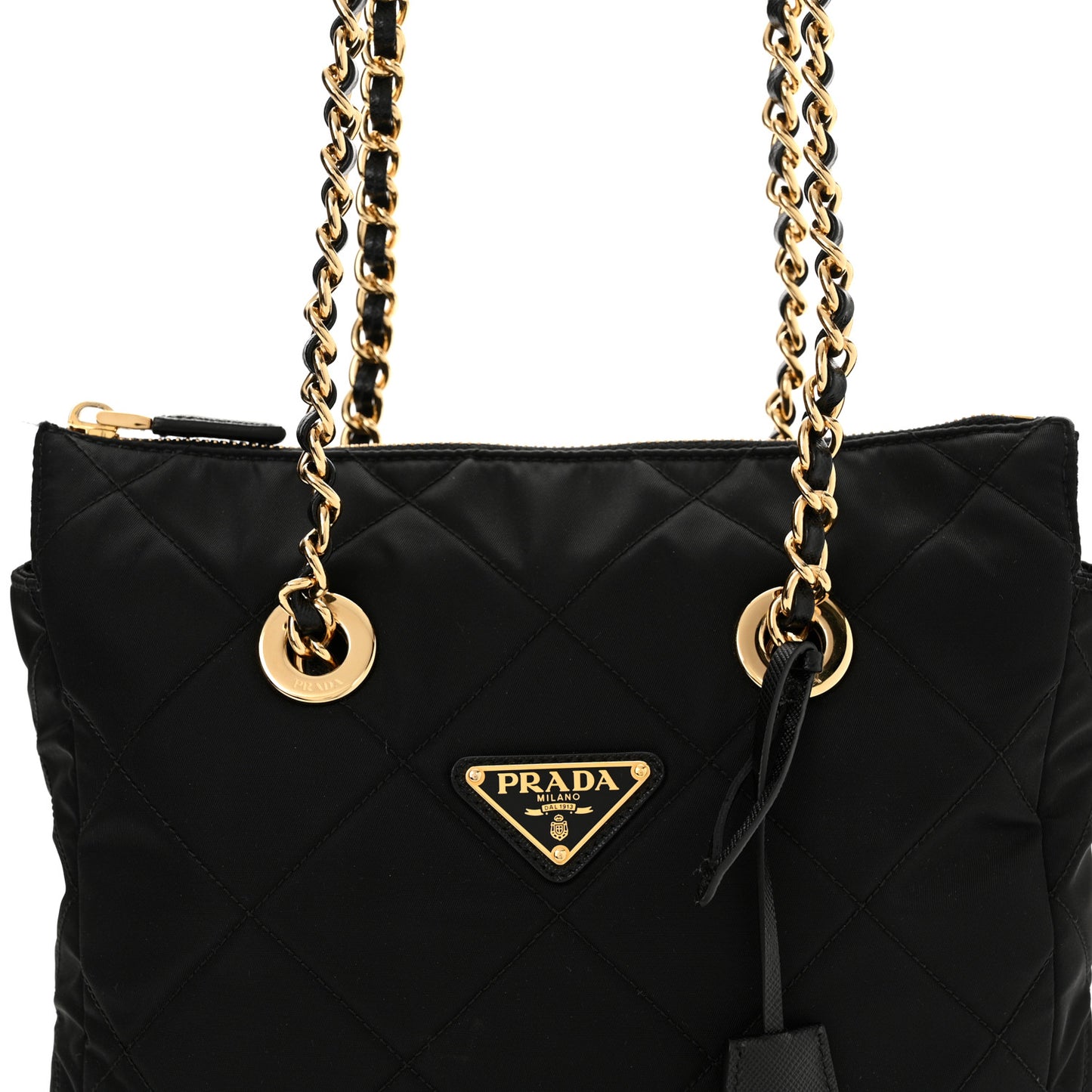 Re-Nylon Saffiano Stitched Re-Edition 1995 Shoulder Bag Black
