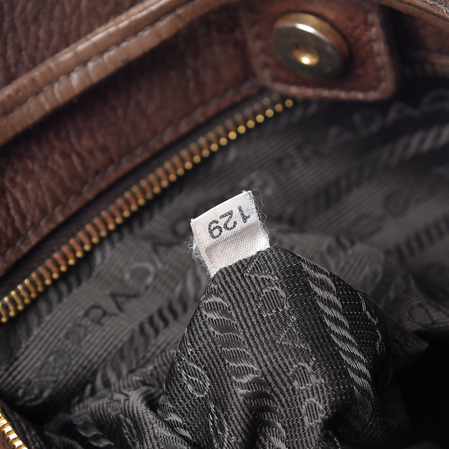 Vitello Daino Shoulder Bag Bruciato