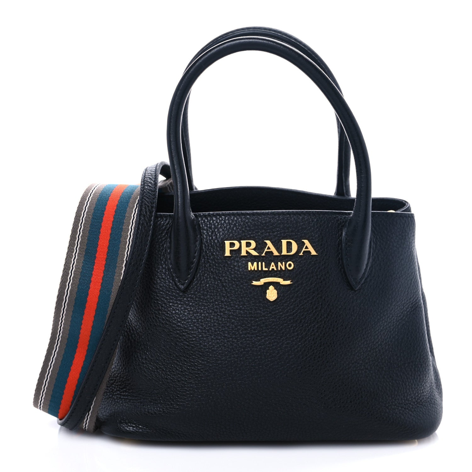 Prada Vitello Daino Bag Black 1 of 5