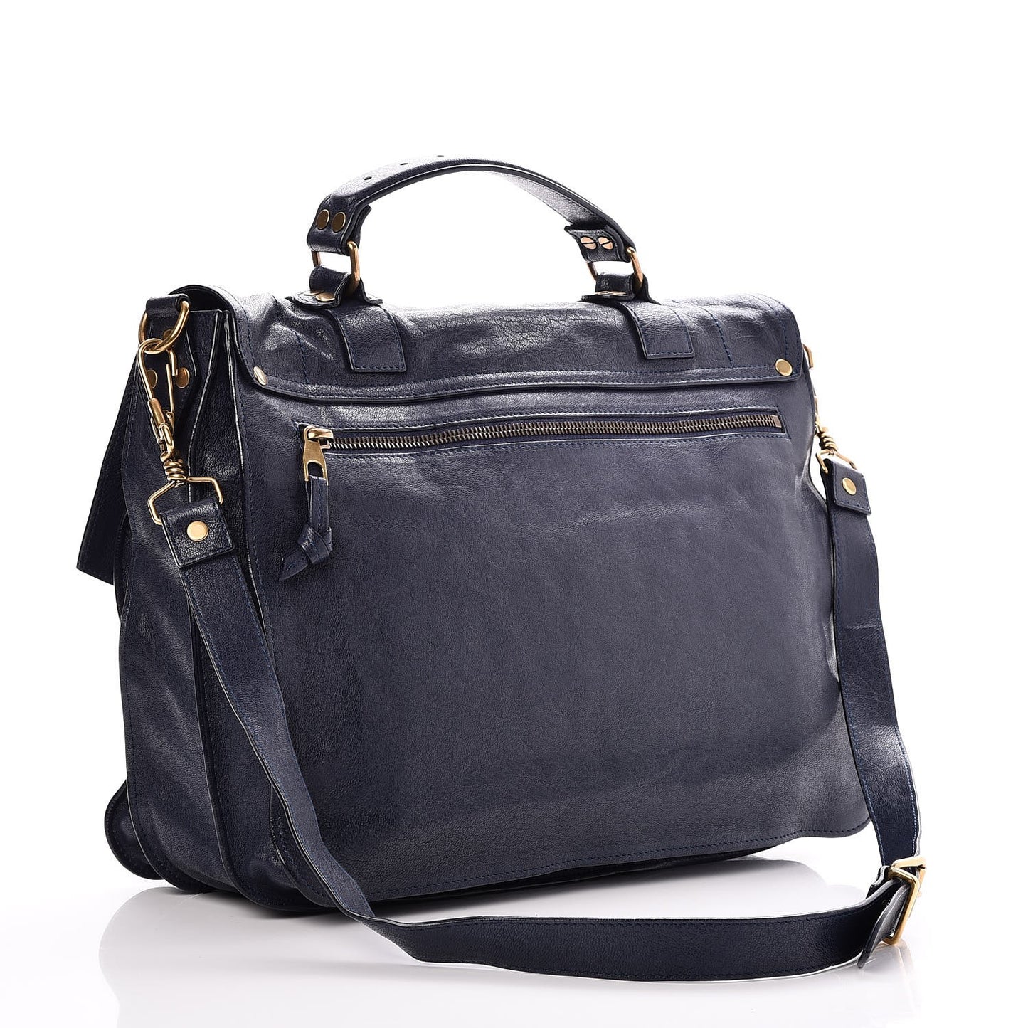 Lambskin Large PS1 Satchel Midnight