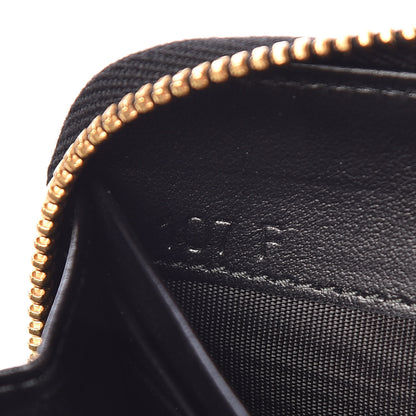 Prada Vitello Daino Zip Around Wallet Black 7 of 9