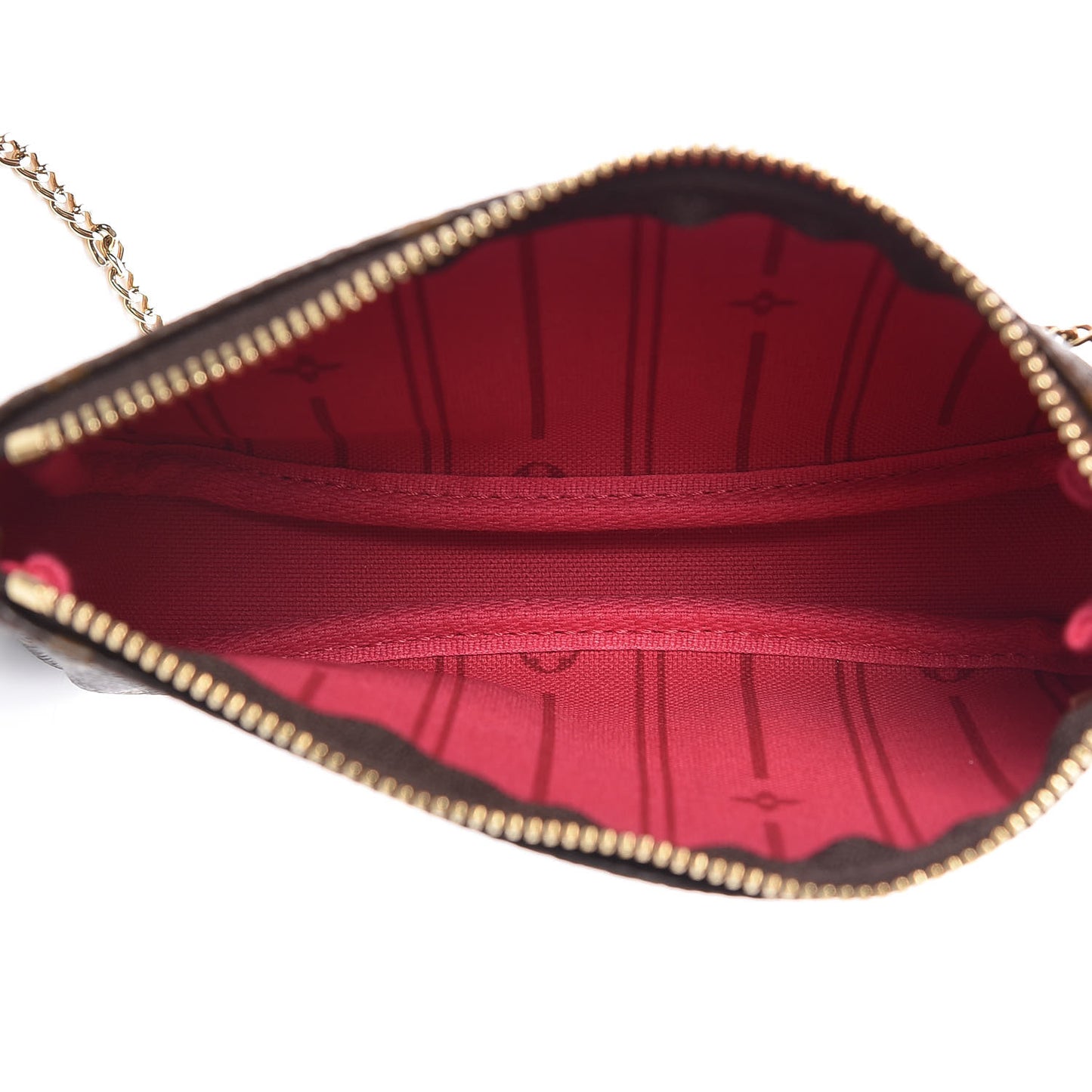 Monogram My LV Heritage Mini Pochette Accessories Vert Fuchsia