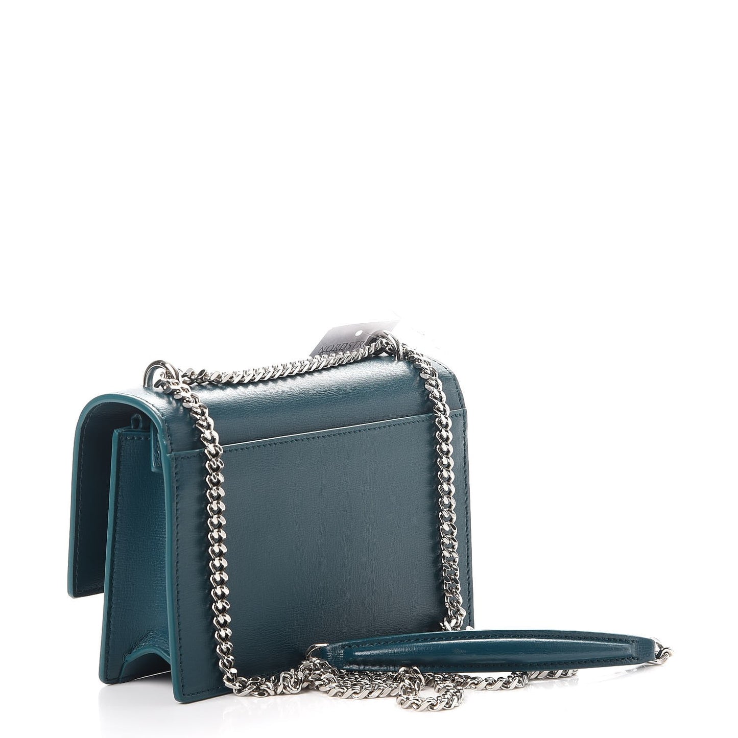 Calfskin Monogram Sunset Chain Wallet Peacock