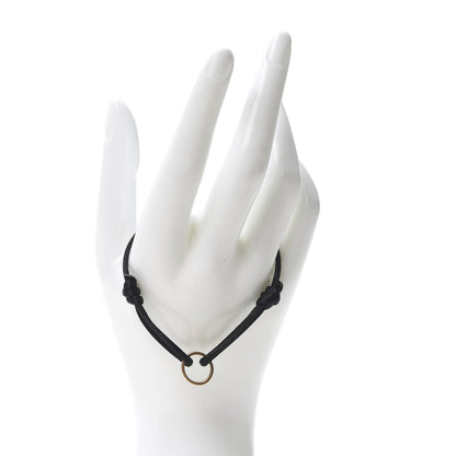 Cartier 18K Pink Gold Charity LOVE Adjustable Cord Bracelet Black 2 of 5