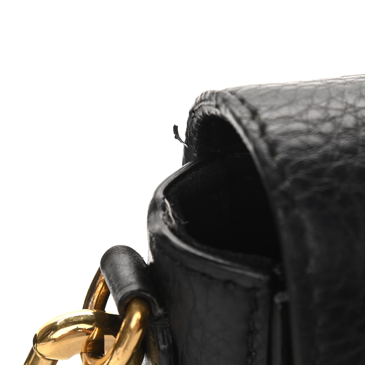 Christian Dior Grained Calfskin Dio(r)evolution Flap Bag Black 10 of 12