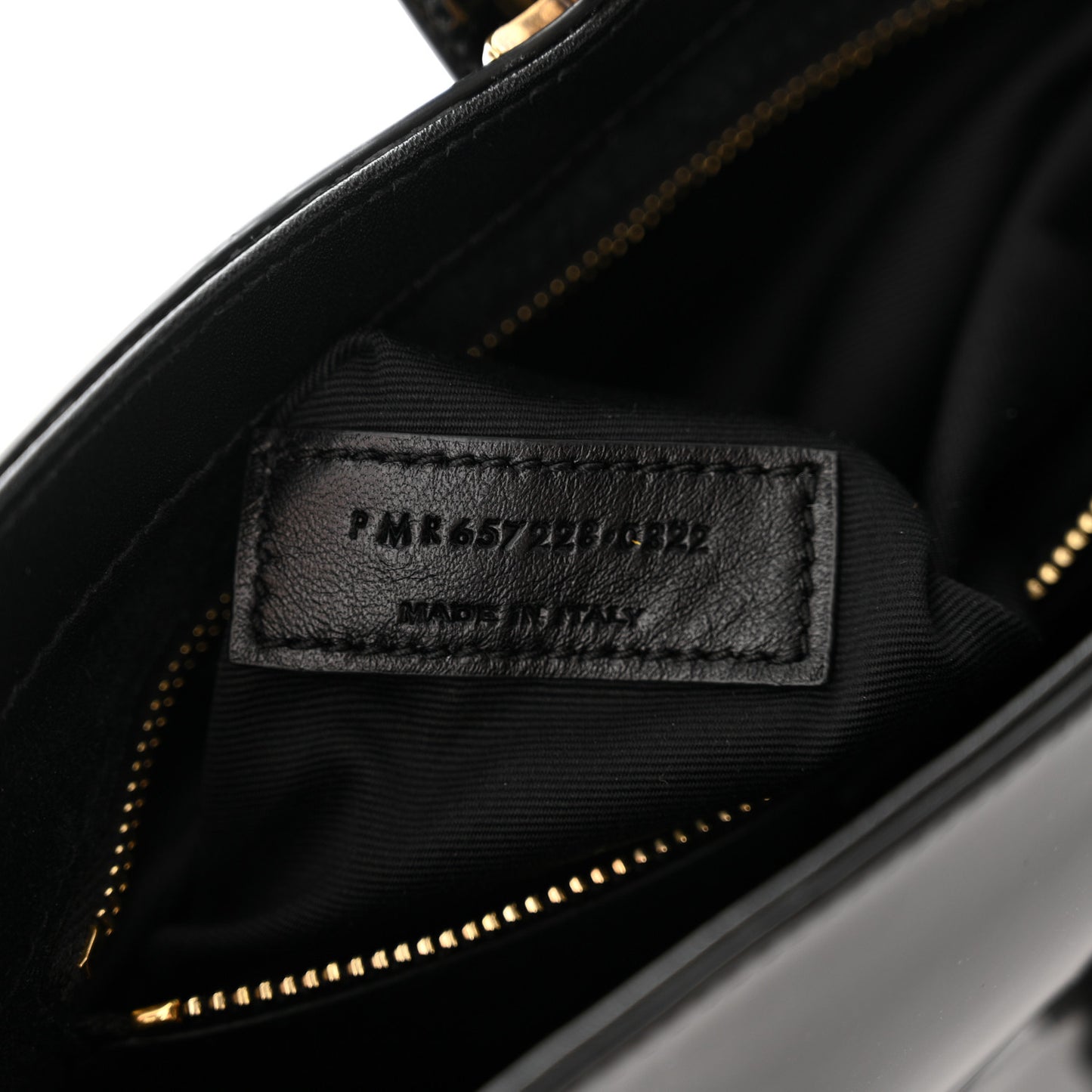 Patent Calfskin Le 5 A 7 Hobo Black