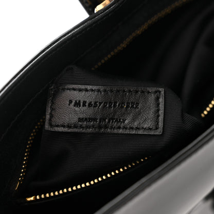 Saint Laurent Patent Calfskin Le 5 A 7 Hobo Black 7 of 15