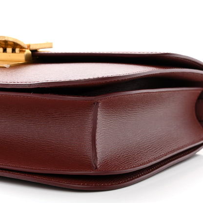 Celine Liege Calfskin Medium Classic Box Flap Bag Burgundy 11 of 11