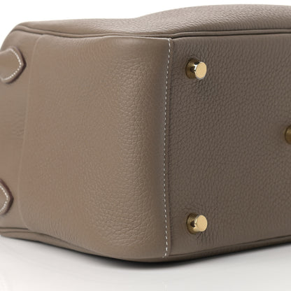 Hermes Taurillon Clemence Lindy 26 Etoupe 8 of 9