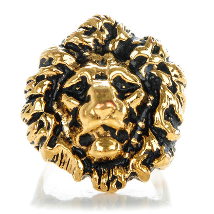 Saint Laurent Lion Ring 6 Gold 1 of 5