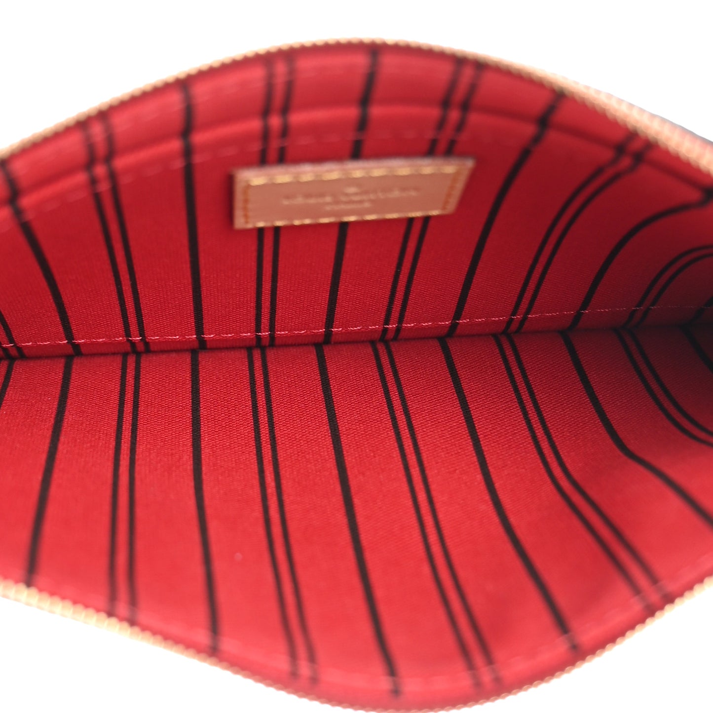 Monogram Neverfull MM GM Pochette Cherry